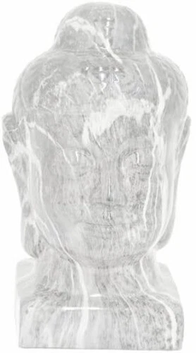 Decoração de Cerâmica Branca Benzara Esculturas e Estatuetas