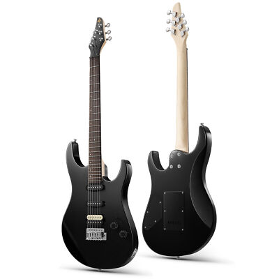 Donner DMT-66 Electric Guitar Kit With Gig Bag Tremolo Bar HSS Pickup | Black