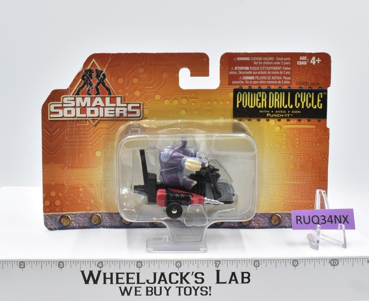 Power Drill Cycle W/ Punch-It Small Soldiers 1998 Kenner NEW