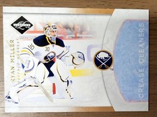 2011 2011-12 PANINI LIMITED RYAN MILLER CREASE CLEANERS GOLD 02/25 #17 SABRES