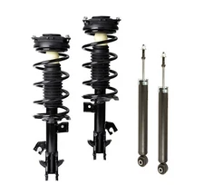 Full Set 2 Front Complete Struts 2 Rear Shocks Fit 2007 - 2012 Nissan Versa