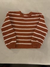 Cat and Jack Black/White Long Sleeve Sweater Girls US Size 6