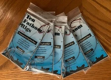 10 Kingfish Rigs  * ALL VMC Hooks *  Heavy 58lb. Stinger * Bleeding nose Hook