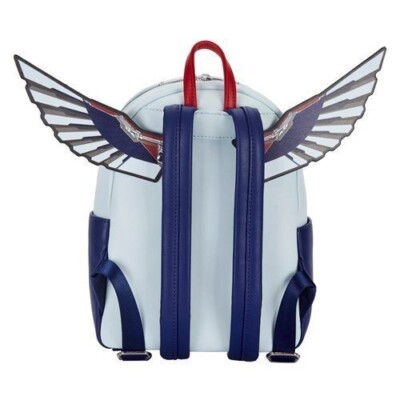 Loungefly Marvel Falcon Captain America Cosplay Mini Backpack New Amazon.com: Loungefly Marvel Falcon Captain America Cosplay  main image 3