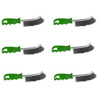 Set 6 Tlg HandbüRsten Edelstahldraht V2A DrahtbüRsten Inox Rostfrei GrillbüRste