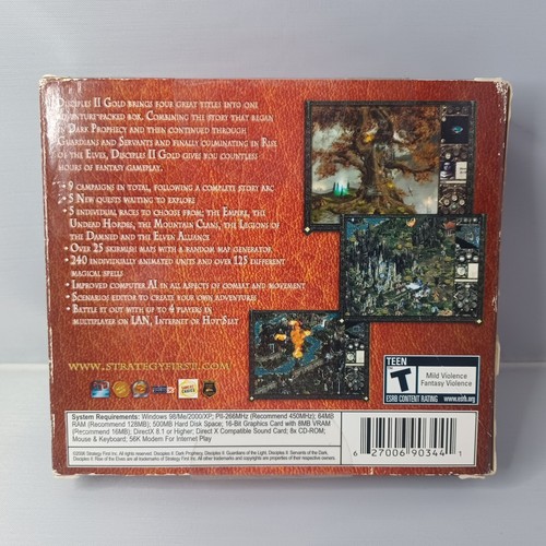 Disciple's Gold II PC CD-ROM Game NEW Sealed 2006 Campaign Dark Prophecy Bonus - Picture 2 of 2