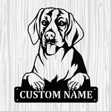 Personalized Beagle Metal Sign, Dog Owner Wall Art, Memorial Gift