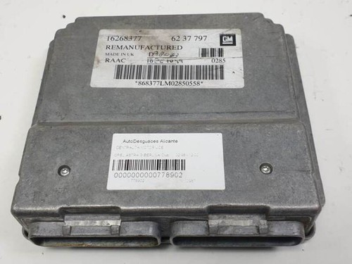 6237797 motorsteuergerät OPEL ASTRA G BERLINA CLUB 1998 16268377 778902