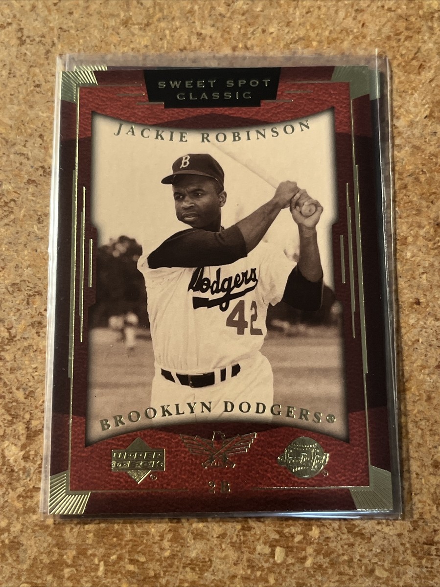 JACKIE ROBINSON BROOKLYN DODGERS 2004 UPPER DECK 'SWEET SPOT