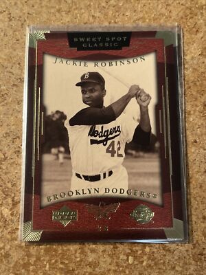 JACKIE ROBINSON BROOKLYN DODGERS 2004 UPPER DECK 'SWEET SPOT