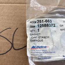 Genuine GM ACDelco OEM 251-663 / 12588372 Water Pump Gasket NOS