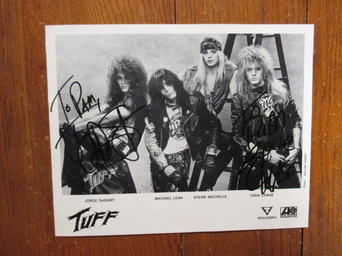 TUFF (Jorge DeSaint/Todd Chase Chaisson) Signed 10 x 8 Black