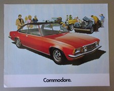 OPEL COMMODORE B orig 1972 UK Mkt Sales Brochure - GS Saloon Coupe