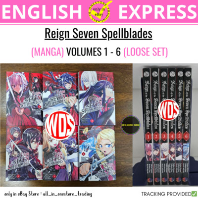 Reign of the Seven Spellblades English Volumes 1-6 by Bokuto Uno