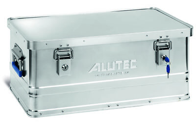 ALUTEC Aluminiumbox BASIC 40 LOCK (mit Zylinderschloss, 2 Schlüssel, Inhalt 40 l