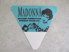 Vintage 1990 Madonna Blond Ambition World Tour 90 Backstage Pass