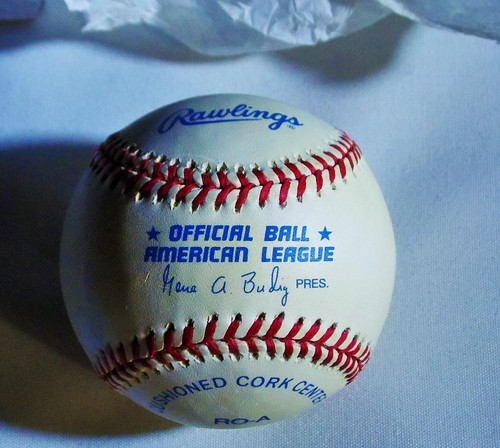 ROLLIE FINGERS AUTHENTIC OFFICIAL SIGNED BASEBALL SWEET SPOT EARLY 1990's - Picture 5 of 5