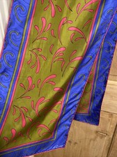 Burmel Silk Scarf From Italy 70  By 13  