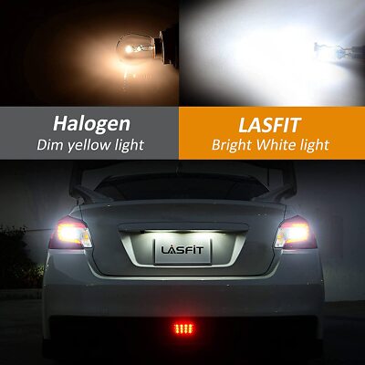 2x Super White T15 921 912 LED Backup Light Bulbs 6000K Error