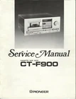 Service Manual Guide For Pioneer CT-F900