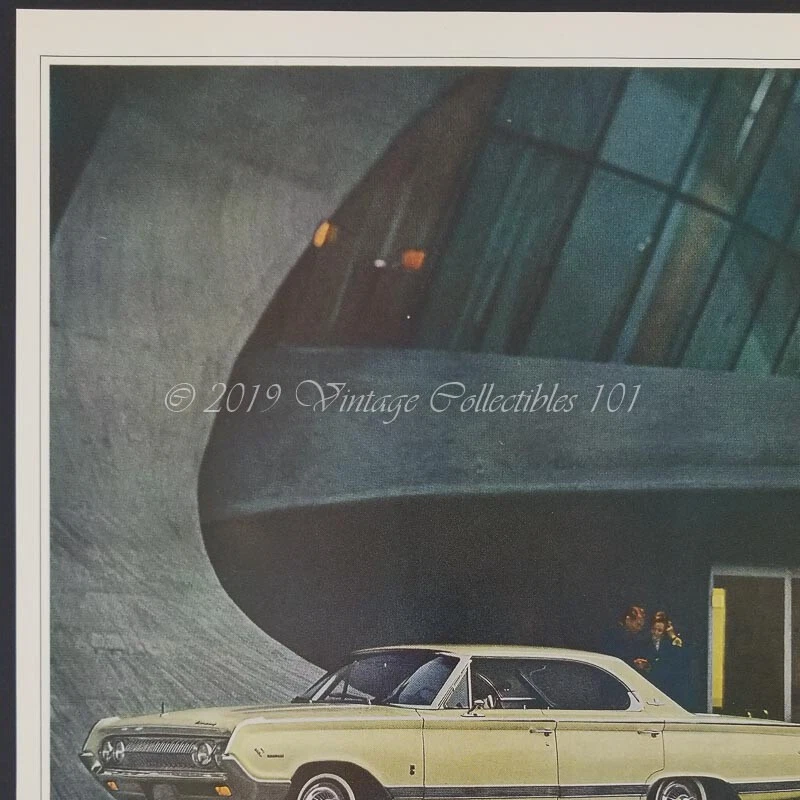 1964 Mercury Marauder NY World's Fair Disney Skyway car photo art decor print ad - Image 4 of 4