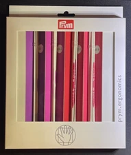 Knitting Needles Prym Ergonomics 8" Double Point Size US 1 2 4 6 Triangle 4 Sets