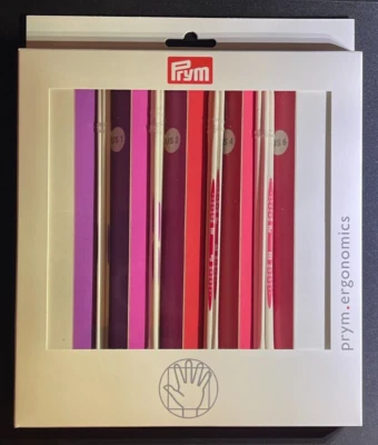 Knitting Needles Prym Ergonomics 8" Double Point Size US 1 2 4 6 Triangle 4 Sets