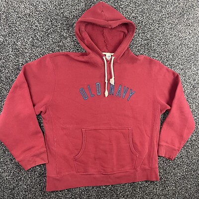 パーカー USA IMPORT OLD NAVY SWEAT HOODIE XL Vintage Old Navy Sweatshirt Mens XL Hoodie Fleece Spellout Sewn