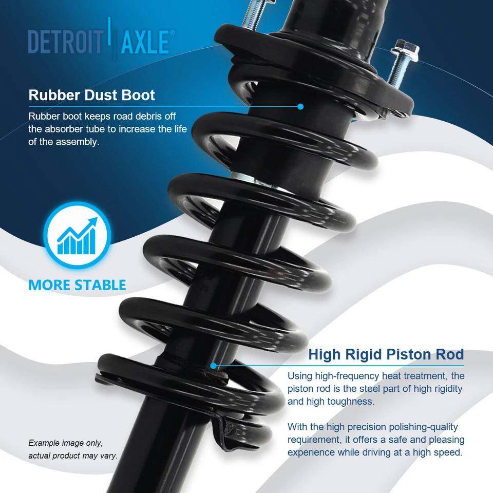 Juego de muelles helicoidales y puntal trasero para Honda CR-V 2002 2003 2004 2005 2006 Foto 4 de 4