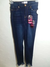 NO BOUNDARIES - Girls Size "5" Blue-Midrise-Super Stretch-Slimming Fit Jeans