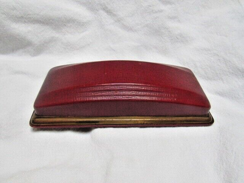 Art Deco Waterman’s Pen Pencil Display Box Only Maroon Hard Cover Nice!