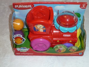playskool train with balls