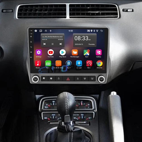 Para 2010 2011 2012--2015 Chevrolet Camaro 9" Android 13 Apple Carplay Radio GPS - Imagen 5 de 24