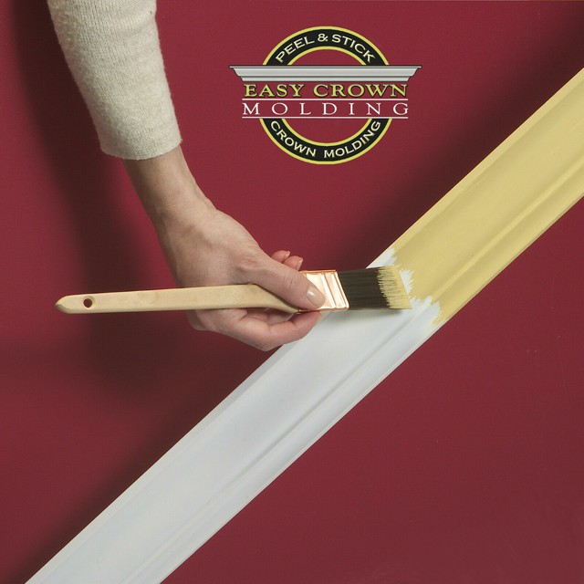 Scratch & Dent 2.5" Peel & Stick Easy Crown Molding 85' Kit. 20 inside