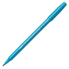 S360-114 Pentel Arts Color Pen Marker, Fine Point, Turquoise Ink, Pack of 1