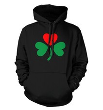 Shamrock With Heart - St. Patrick's Day Love Drinking Unisex Hoodie