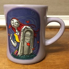 Nightmare Before Christmas Sally Disney Store Mug Headstone Fall Halloween