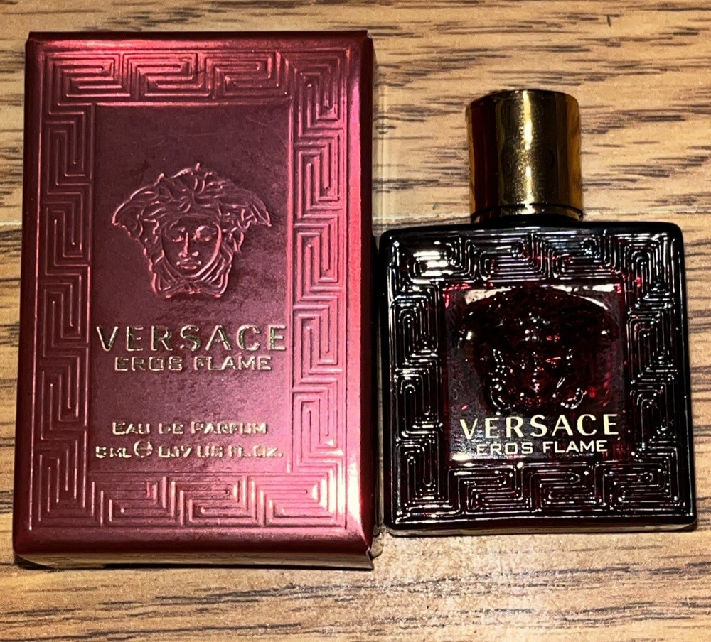 Versace Eros Flame Mini Mens Cologne 0.17oz NEW dab Bottle