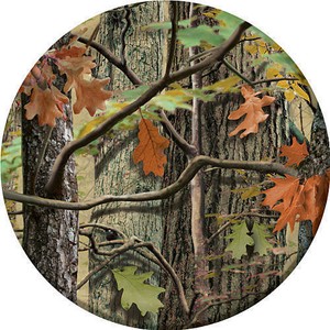 Hunting Camo Birthday Party Supplies 9 Large Dinner Plates Ebay