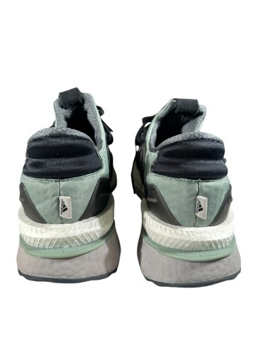 Adidas Performance X PlrBoost Scarpe da Corsa Uomo 11 Grigio Argento Verde ID9435 Pre - Foto 3 di 6