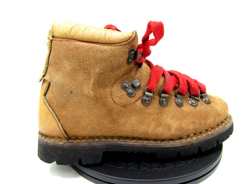 VTG Fascinators Italian Boots Womens 6.5 D Vibram Sole Lace Up Trekker Hiking