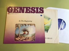 genesis in the beginning 1977 original vinyl prog rock album lc50006 london rare