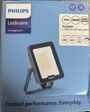 Philips 108269666 Ledinaire LED Floodlight 20W 4000K IP65