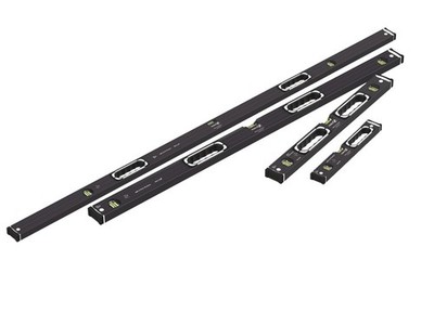 Stabila 196-2 Dark Shadow Wasserwaage 4er Pack Set 40, 60, 120 & 180 cm