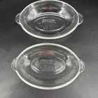2 Vintage Individual Pyrex Bowls 1 cup 250ml Model #328