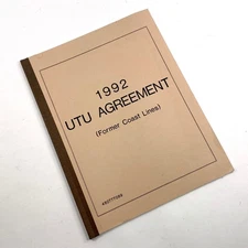 1992 UTU • United Transit Workers Union • Former Coast Lines Agreement