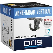 Oris Anhängerkupplung vert abnehmbar für VW Caddy III 04-15 + 13polig spezifisch
