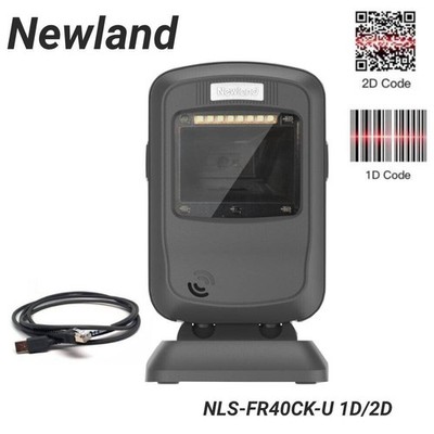 Newland FR4080 NLS-FR40CK-U 1D/2D Corded Desktop Barcode Scanner w USB Cable