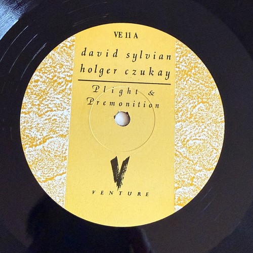 DAVID SYLVIAN & HOLGER CZUKAY Plight & Premonition 1988 UK LP Venture MINT - Picture 5 of 5