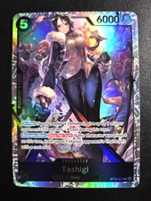 Tashigi ST19-003 SR ONE PIECE Tcg Card Game NM Black